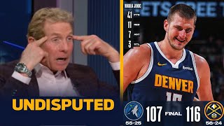 UNDISPUTED  quotDenver are the best team in NBA right nowquot  Skip Nuggets beat TWolves Jokic 41Pts [upl. by Riatsala306]