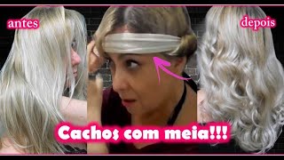 📌COMO FAZER CACHOS NO CABELO SEM FONTE DE CALOR [upl. by Lenra]