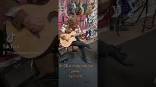 Haze SDG82712CEQSN 12String Solid Spruce AcousticElectric Guitar with Height Adjustable Saddle [upl. by O'Malley808]