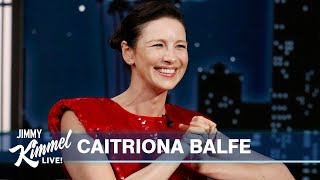 Caitriona Balfe on SAG Awards with Belfast Cast St Patrick’s Day Myths amp Amazing Outlander Fans [upl. by Remlap610]