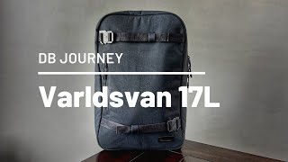 DB Journey Varldsvan 17L Backpack Review  Minimal Daypack for School and EDC [upl. by Eednac]