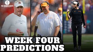 CFB Week 4 Picks  Predictions  Vols vs Sooners Michigan v USC and more [upl. by Lledra]