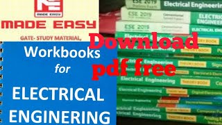 FREE WORK BOOKS  ELECTRICAL AND ELECTRONICS BRANCH  DOWNLOAD MADE EASY WORK BOOKS [upl. by Mcleroy]