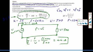 İletken Kesiti Hesaplanması 3 [upl. by Podvin316]