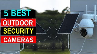 Best Outdoor Security Cameras of 2025  TOP 5 Outdoor Security Cameras Reviews [upl. by Htebilil]