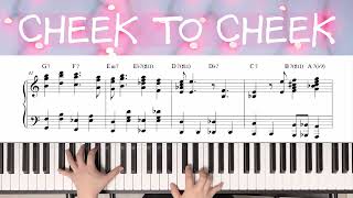 Cheek To Cheek  Irving Berlin  Jazz piano sheet music 재즈 피아노 악보 Piano Cover 피아노 커버 [upl. by Yrekcaz]