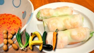 Vietnamese summer rolls [upl. by Ahsienar564]