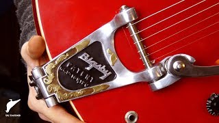 Bigsby Tailpiece Engraving and Inlay [upl. by Eimiaj]