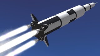 Speed Build of a Saturn V Rocket in SimpleRockets 2 Teaser [upl. by Akinor824]