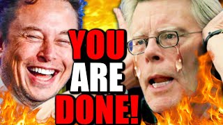 Its OVER For Stephen King After INSANE BREAKDOWN on Twitter Elon Musk Gets The LAST LAUGH [upl. by Averill]