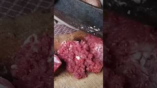 Mince Meat With A Knife  Mince Meat Without Grinder shortsviral youtubeshorts [upl. by Eecyak]