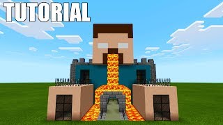 Minecraft How To Make Herobrines Horror Castle quotHerobrines House Tutorialquot [upl. by Norod]