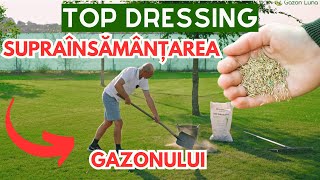 Principii pentru o Supraînsămânațare Corectă  Greenax Top Dressing pentru gazon  GazonLunaro [upl. by Analrahc]