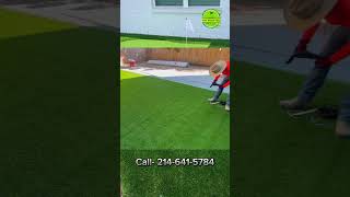 🌿 How to Install Artificial Grass  StepbyStep Guide Artificial Grass installation ⛳ [upl. by Odarnoc]