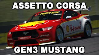 Ford Mustang V8 Supercar Gen 3  Bathurst  Assetto Corsa [upl. by Enihpesoj859]