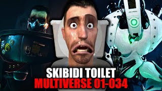 skibidi toilet REACTS to  skibidi toilet multiverse 01034 part 2  FULL VIDEO [upl. by Avaria]