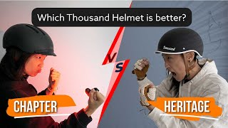 🛹 Thousand helmet 🚲 comparisondifference Chapter VS Heritage which one is better How to choose [upl. by Janie945]