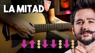 LA MITAD  Camilo Christian Nodal GUITARRA Tutorial  ACORDES Christianvib [upl. by Yenroc55]