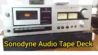 Sonodyne 601m audio cassette Stereo sound Hi Fi Deck [upl. by Ennyletak]