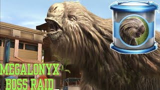 jurassic world alive MEGALONYX RAID [upl. by Ronnica986]