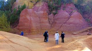 Roussillon France and Le Sentier des Ocres I October 2024 I 4K [upl. by Aryc348]