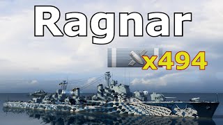 World of WarShips Ragnar  2 Kills 307K Damage [upl. by Uchida]