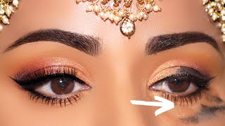 How To Do Bridal Makeup on Sensitive WATERY Eyes [upl. by Lusty]