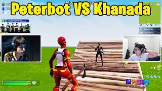 Peterbot VS Khanada 1v1 Buildfights [upl. by Yasmine]