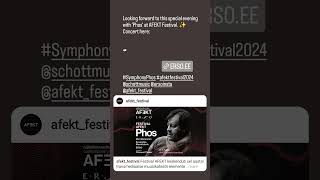 Phos Premiere at AFEKT Festival – A Special Evening Ahead [upl. by Worsham481]