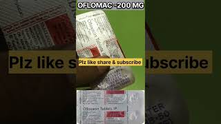 Oflomac 200 tablet uses in hindi shortvideo [upl. by Aerdnaxela]