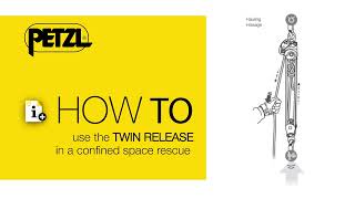 How To Use the TWIN RELEASE in a confined space rescue [upl. by Wun]