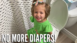 STELLA is Out of DIAPERS  HOW to POTTY TRAIN A TODDLER in 3 DAYS [upl. by Nedyaj]