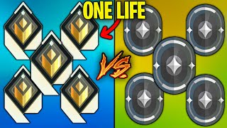 5 Radiant VS 5 Iron But Radiants only Have 1 Life [upl. by Dorelle]