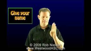 Sign Language Lessons  ASL Greetings and Introductions American Sign Language [upl. by Anasiul246]