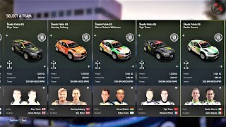 WRC 8 2019 PC 4K  Carlist and All Drivers 100 [upl. by Rez]