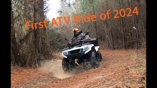 First ATV ride in 2024 [upl. by Onailime]