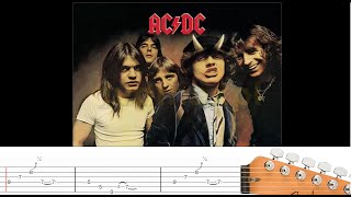 Riff Raff ACDC  Guitar Tab [upl. by Iline498]