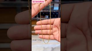 22KT Chain Design…jewellery goldjewellery song youtubeshorts viralvideo [upl. by Aiuqat]