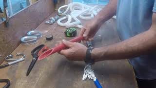 Double end splicing tutorial for tree swings [upl. by Ajiak]