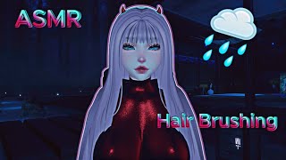 Zero Two Hair Brushing amp Rain Sounds 🌧️  【VISUAL ASMR】 [upl. by Elatan482]