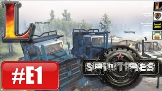 Spintires Multiplayer E1  Lets play Deutsch  Mod Autos im Test [upl. by Maurise892]