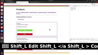 flask how to get post data form add edit products example [upl. by Ardeahp606]