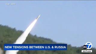 Russia claims it shot down 5 USmade missiles issues nuclear threat [upl. by Forkey]