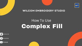 How To Use Complex Fill In Wilcom Embroidery Studio  Complex Fill Fusion Fill [upl. by Sonafets961]