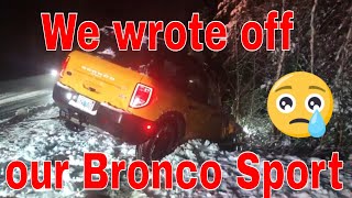 Bronco Sport accident [upl. by Nwahsud]