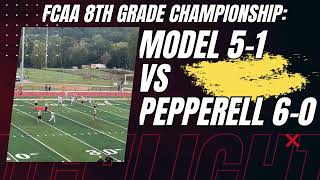 Pepperell vs Model II FCAA 8th Grade Football Championship [upl. by Nigem890]