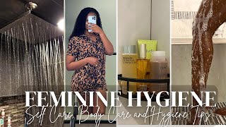 FEMININE HYGIENE Shower Routine  Self Care Body Care and Hygiene Tips [upl. by Eibmab662]