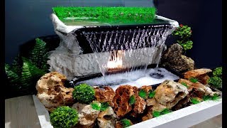 How to make Beautiful Waterfall at home Very Easy  DIY [upl. by Mcgill]