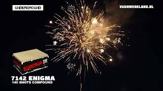 Enigma 140 shots Compound  Bunte Vuurwerk Hengelo o [upl. by Paryavi]