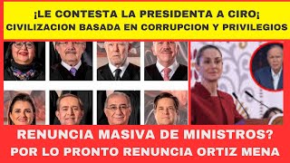 ¡ LE RESPONDE LA PRESIDENTA A CIRO¡ CIVILIZACION BASADA EN CORRUPCION Y PRIVILEGIOS RENUNCIA MAS… [upl. by Jenesia93]